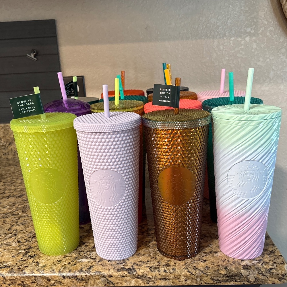 LIMITED EDITION Starbucks tumble- glow in the dark